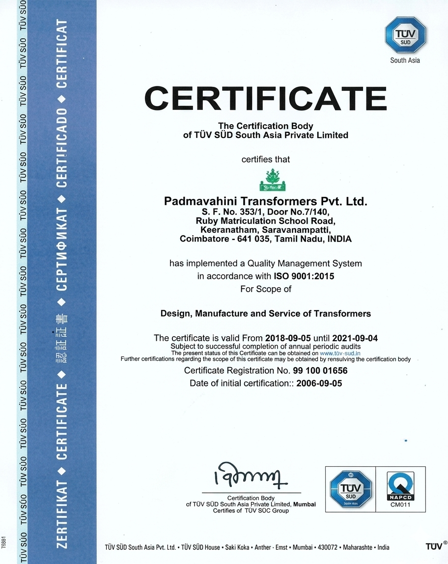 Certifications